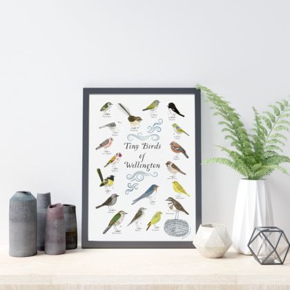 Tiny Birds of Wellington Print